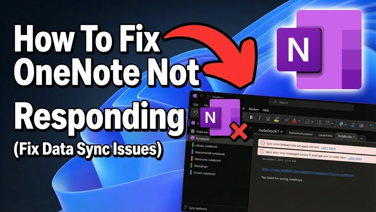 How To Fix OneNote Not Responding (Fix Data Sync Issues) - YouTube