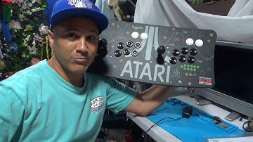 Arcade Fightstick USB Dual Joystick 2 Player Game Controller