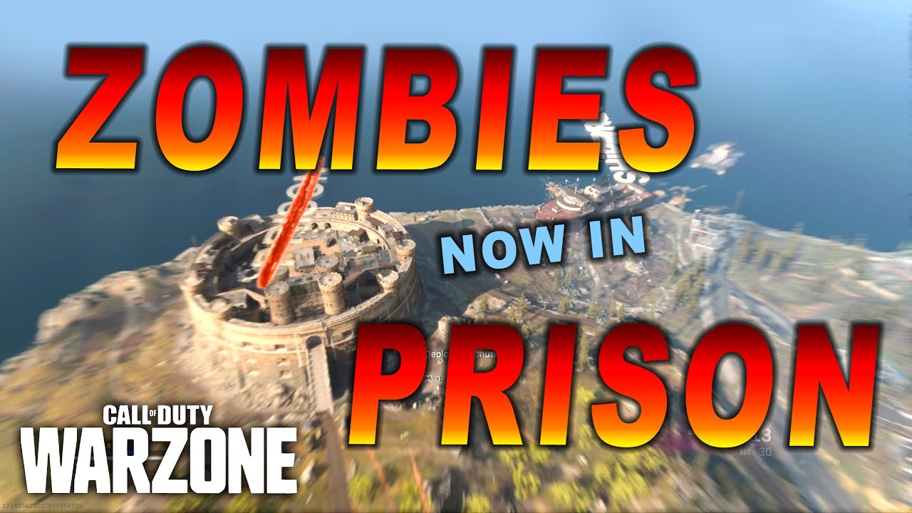 ZOMBIES ARE NOW IN WARZONE PRISON *NEW LOCATION*