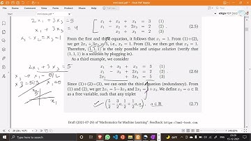 Representing System of Linear Equations | Maths for ML