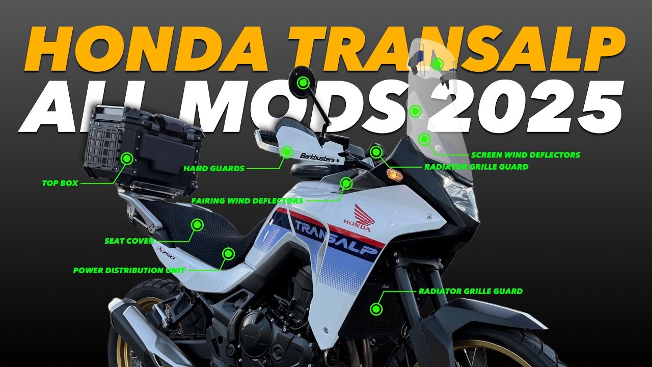 Модификации мотоцикла Honda Transalp XL750 на 2025 год.