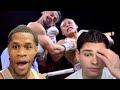 Devin Haney &amp; Ryan Garcia both REACT to Romero getting KNOCKED OUT