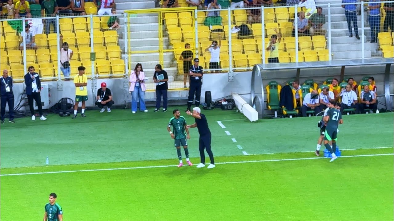 الشوط الأول لمباراة الجزائر 3 بوتسوانا 1