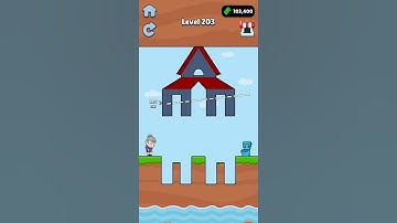 Slice to save level 203#shortfeed #viralshort #gameplay #viralreels