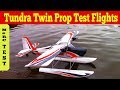 HobbyKing Twin Engine Tundra on Floats Maiden Flights - Glenwood Lake WV (Hard to Biff a landing!)