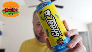 GHOST ENERGY - SOUR PATCH KIDS BLUE RASPBERRY REVIEW