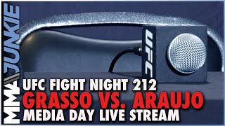 UFC Fight Night 212: Grasso vs. Araujo Media Day Live Stream