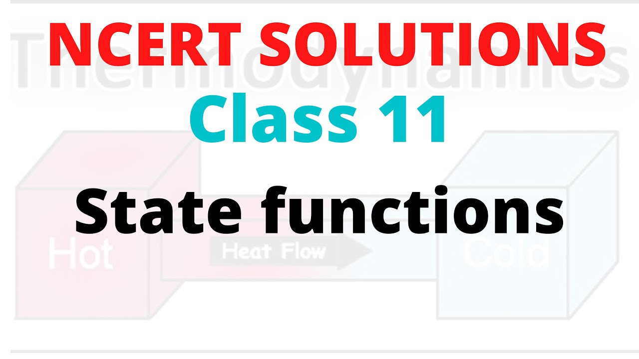 2 State Function, Path Function - YouTube