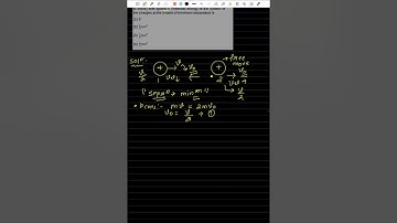 A charged particle of mass m is projected from largedistance towards another identical charge