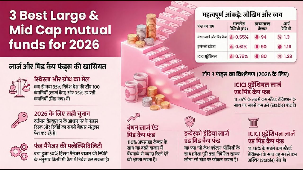 3 Best Large & Mid Cap mutual funds for 2026 | - YouTube