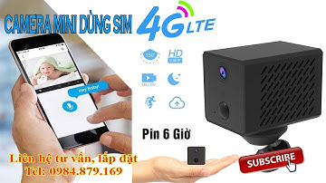 Camera Không dùng điện không dùng wifi - Thiết bị thông minh Đức Lâm #camera4Gmini