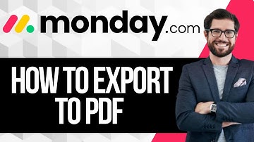 How to Export to PDF in Monday.com