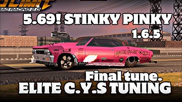 5.69 “STINKY PINKY” tune. No limit drag racing 2.0 final tune! (1.6.5) (read description!)