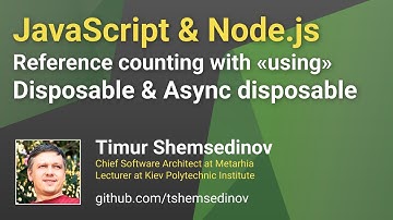 💡 Подсчет ссылок на ресурс при помощи Using и Disposable в JavaScript, TypeScript, Node.js
