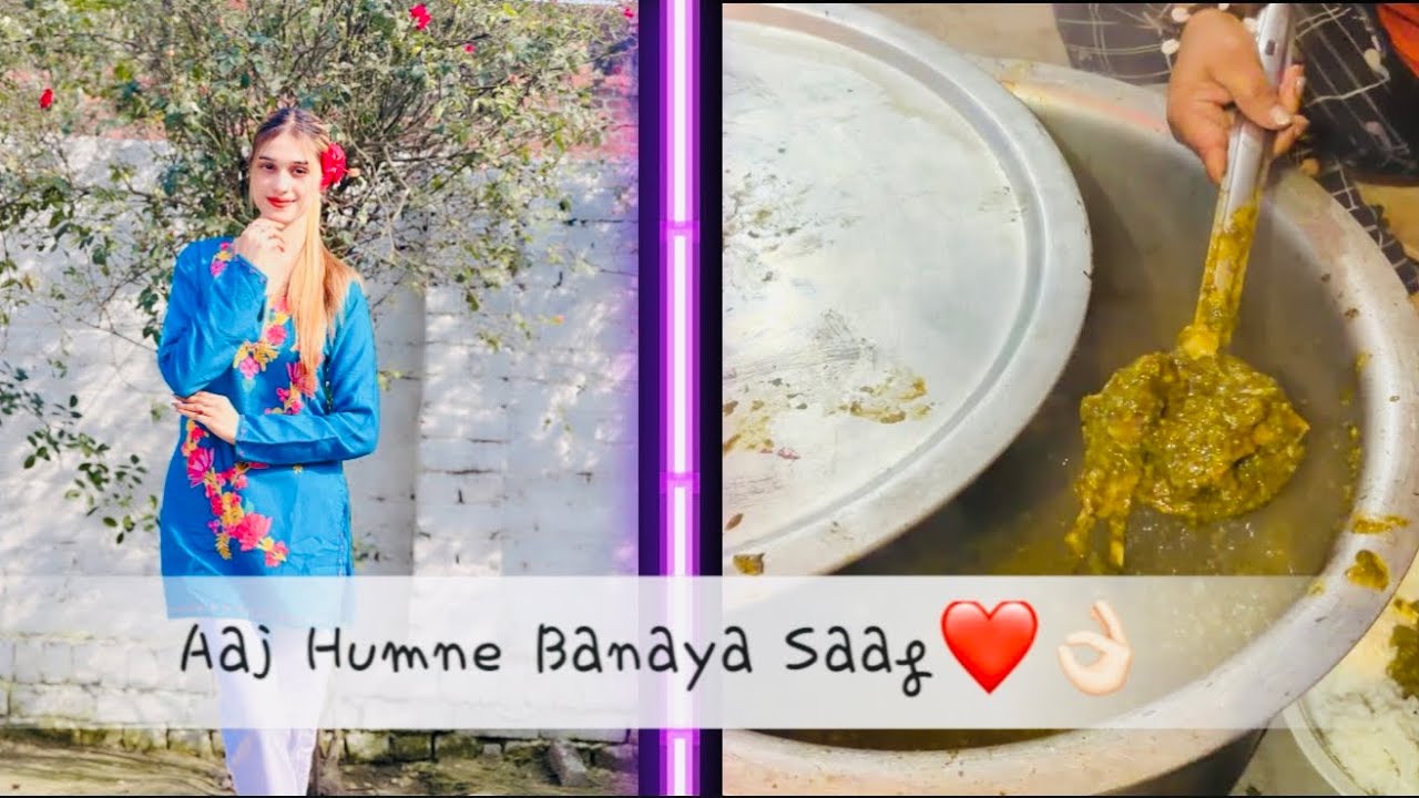 Day 5th Aaj humne banaya saag❤️👌🏻