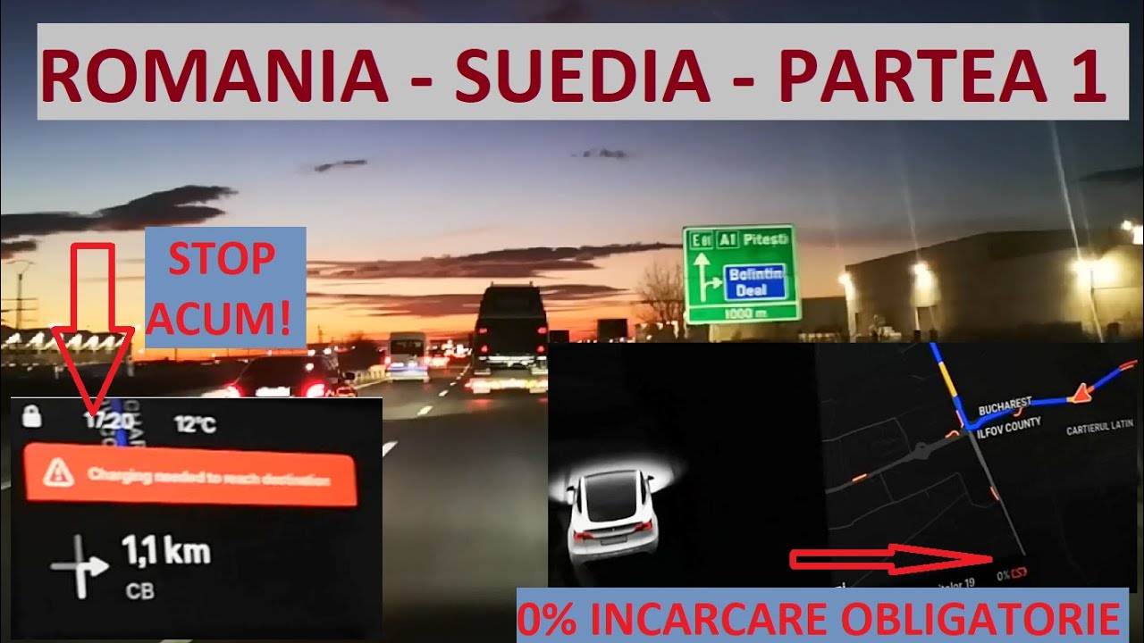 Epic roadtrip: România - Suedia in Tesla Model Y SR - partea 1