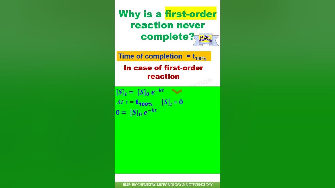 why-is-a-first-order-reaction-never-complete-short-youtube