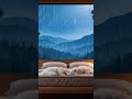 So Cozy You’ll Forget the World 🌙 Rainy Glass Bedroom Sleep Sounds