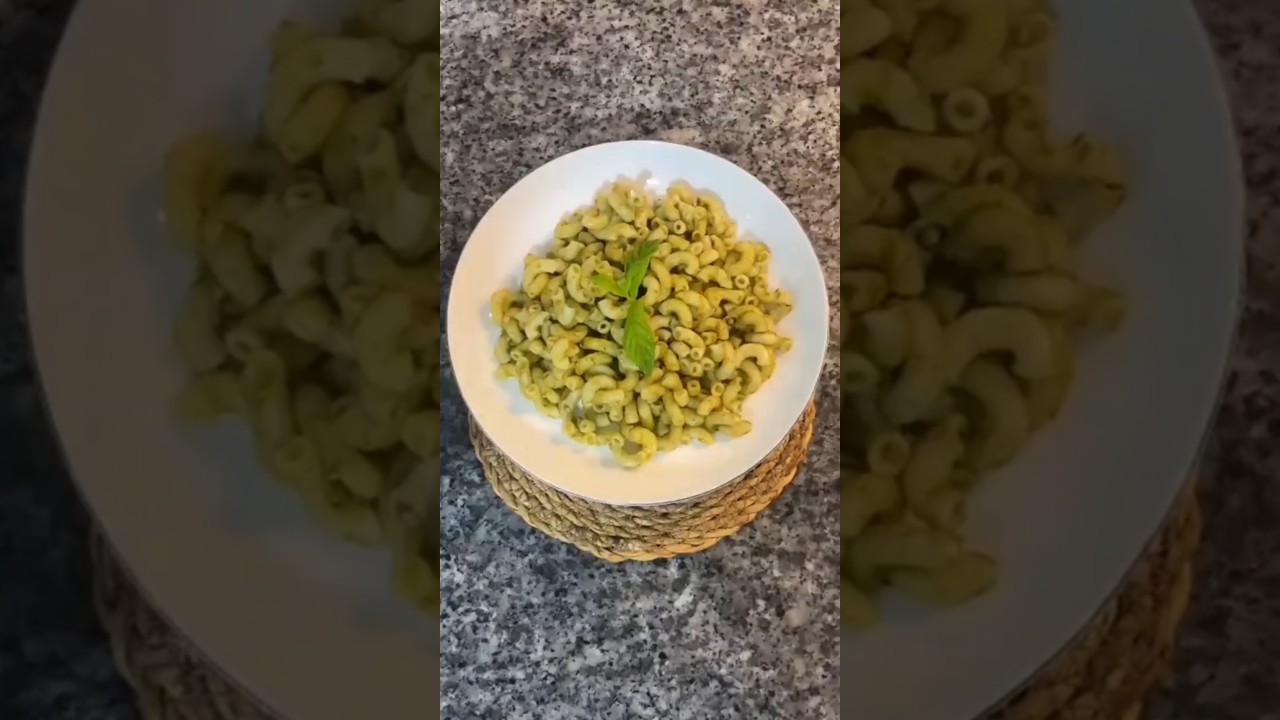 Marketten Aldığım Pesto Sosla Pratik Makarna Marketten Aldığım Pesto Sosla Pratik Makarna