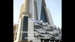 Grand Midwest Tower - Sheikh Zayed Road - Media City Hotel  - Dubai