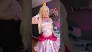 Me when it’s time to pick a Mario character 💗👑 #princesspeach #supermario #mario #sewing #costume Details