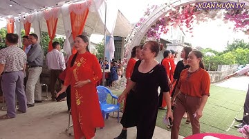 hình ảnh đám cưới cháu khách đi ăn cỗ cưới quê TÂN QUANG LỤC NGẠN BG