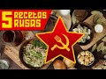 5 PLATOS Típicos de la Gastronomía RUSA  🇷🇺 🍽️