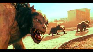Werewolf Fight Scene Monster Giant Lycan Hd Youtube