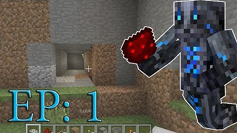 Redstone Bunker - Creative Lets Play - Secret Piston Door (E1)