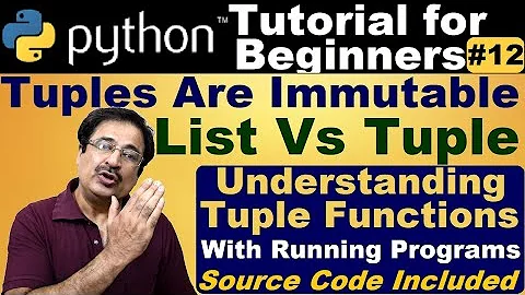 Tuples Are Immutable | Tuple Functions In Python | Python Tuple Programs For Practice | Max Python