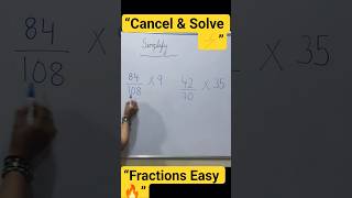 Cross Cancellation Trick 😍 | Maths Easy in 1 Step
