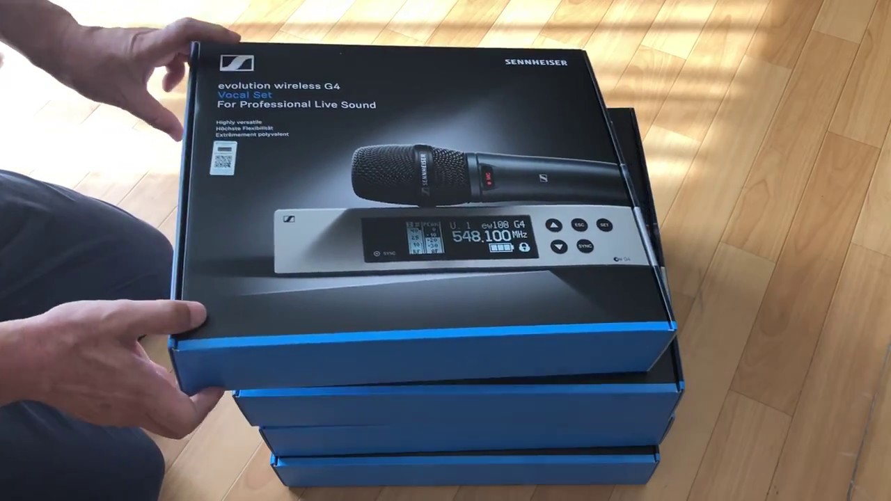 Sennheiser Wireless Microphones EW100 G4835S YouTube