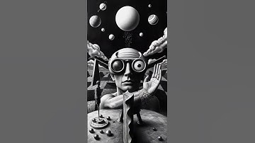 Black And White Abstract Art Video Animation