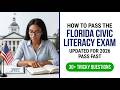 Pass the Florida Civic Literacy Exam 2026 | FCLE Study Guide and Fast Pass Strategies
