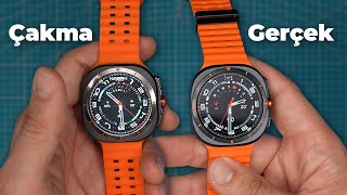 Çi̇nden Çakma Samsung Galaxy Watch Ultra Saat Aldim