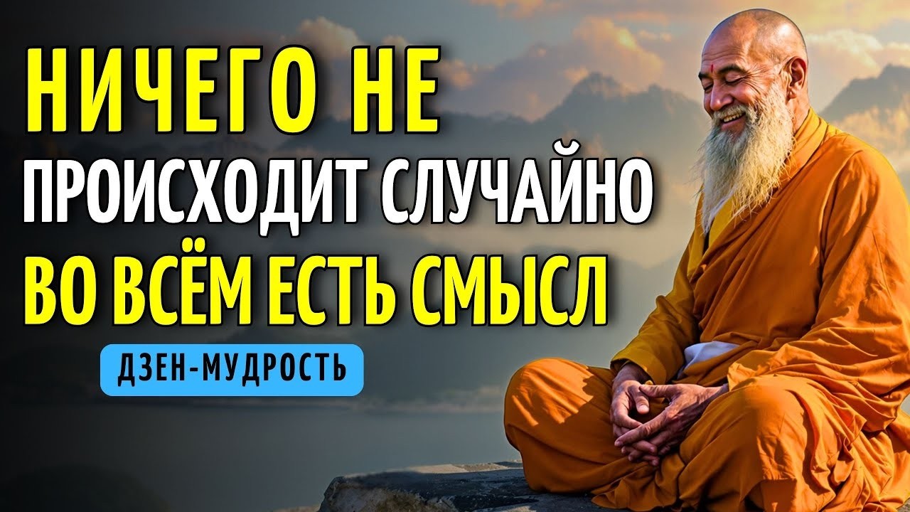 НИЧЕГО НЕ ПРОИСХОДИТ СЛУЧАЙНО – БУДДИЙСКАЯ МУДРОСТЬ РАСКРЫВАЮЩАЯ СМЫСЛ ВСЕГО