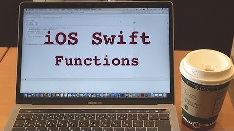 iOS Swift Functions: Simple Example from Cafe in Tokyo