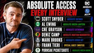 Scott Snyder DC s Biggest Absolute Creators Full Interviews from Absolute Access