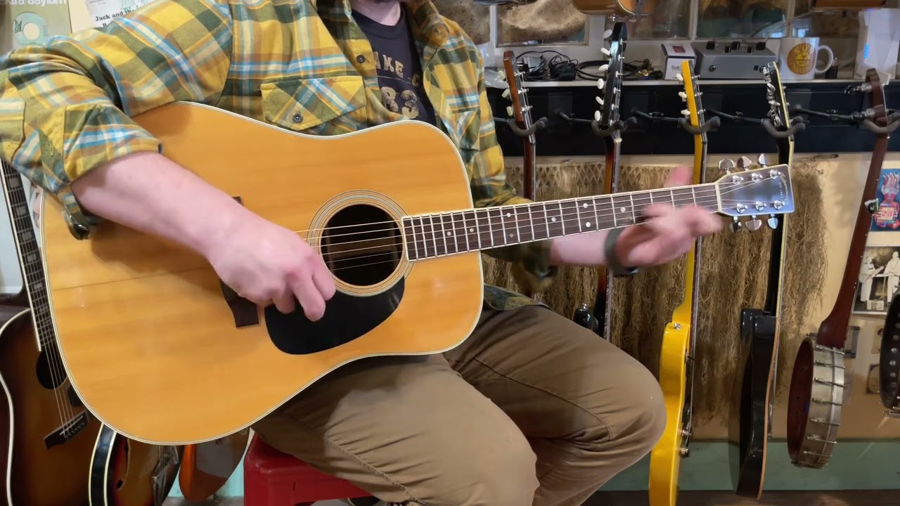 1977 Takamine F360S dreadnought guitar