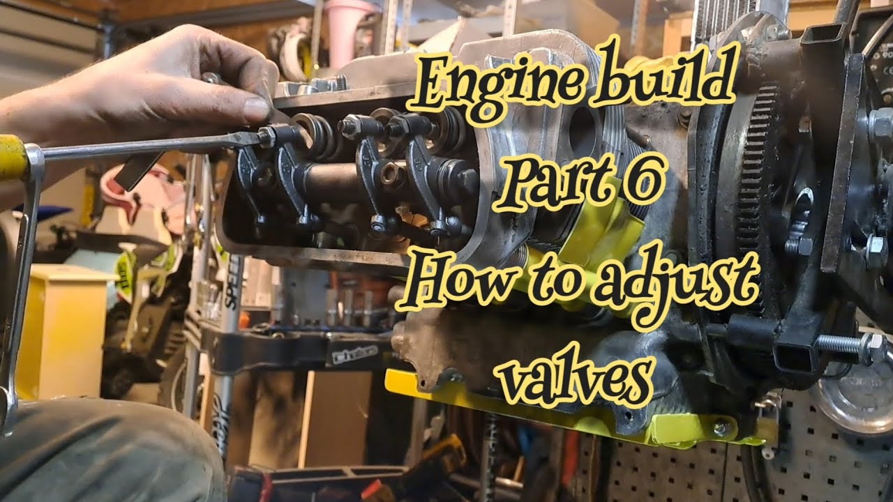 Valve Engine Setup Engine build Part 6 Adjust valves - YouTube