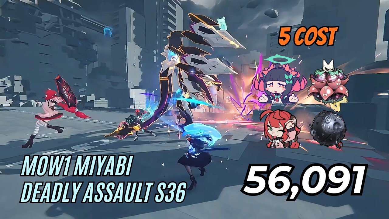 NEW BOSS 5 Cost M0W1 Miyabi Nangong Yu M0W0 Yuzuha 56K Scorched