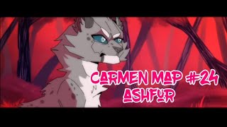 Carmen ashfur map [ Warriors Cats MAP ] Part 24- collab with sunflower cougar