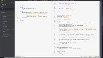 MySQL Database Search using php