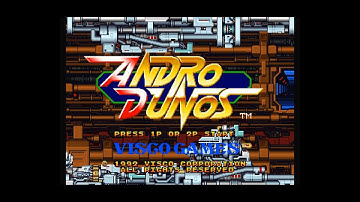 Andro Dunos (Neo Geo AES 60Hz / JP) - Intro / Attract Mode