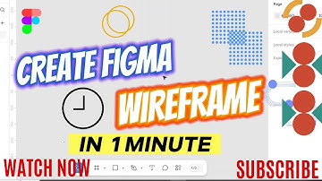 CREATE FIGMA WIREFRAMES | IN LESS THAN 1 MINUTE