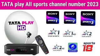 TATA play par sports channel number 2023 Sony sports 1, star sports 1, DD sports, sports 18 जान लो screenshot 4