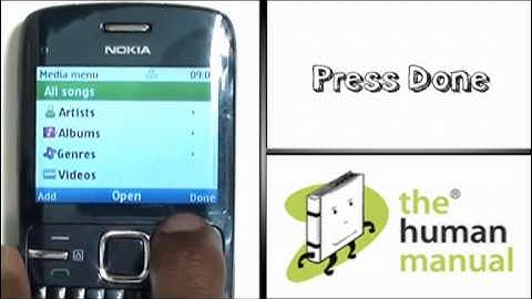 Music playlist | Nokia C3 | The Human Manual