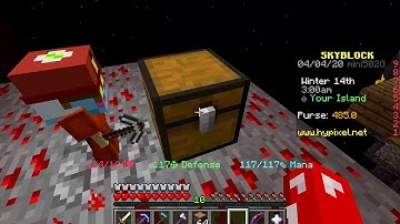 how to make  a minion chest (Hypixel Skyblock)
