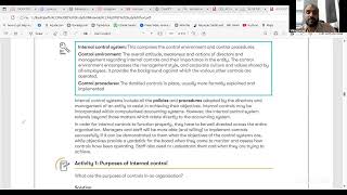 ACCA FBT Chapter 10 Internal Controls Security and Audit L1