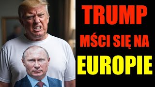 Chwilę po tym,jak Europa nałożyła sankcję na Rosję,Trump ogłasza 50% cła  na towary z UE. Przypadek?